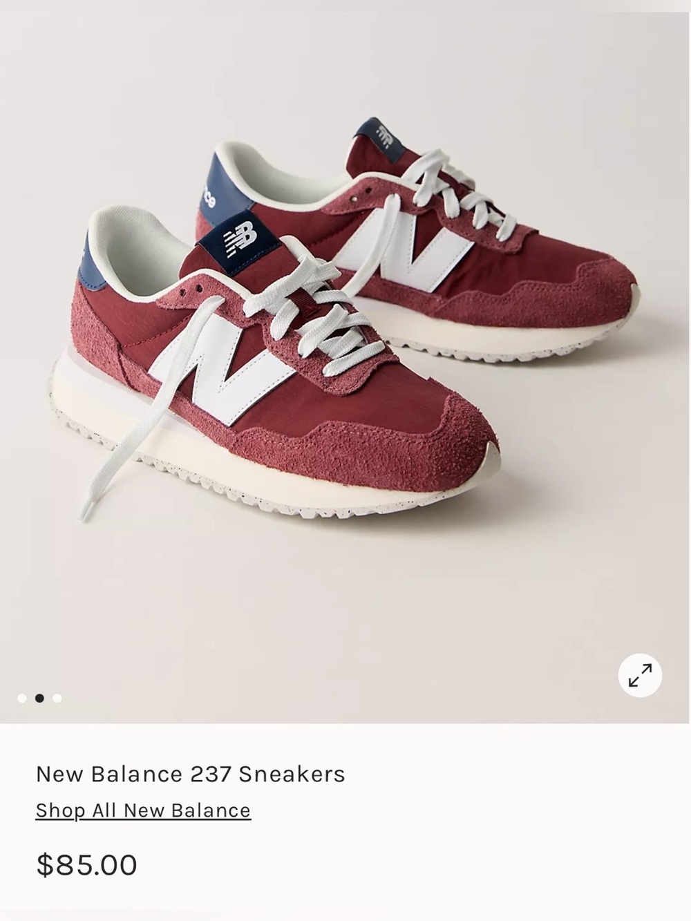 New Balance 327 Black White Retro Free People sneaker - Picture 5 of 7